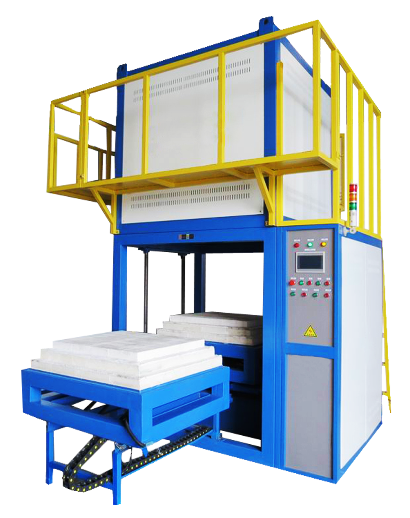 Double Worktable Touch Screen Integrated Screw Lifting Furnace LYL-17DBSL